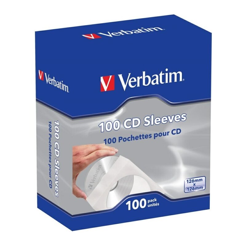 Koperty na płyty CD VERBATIM 49976 (100 szt.)