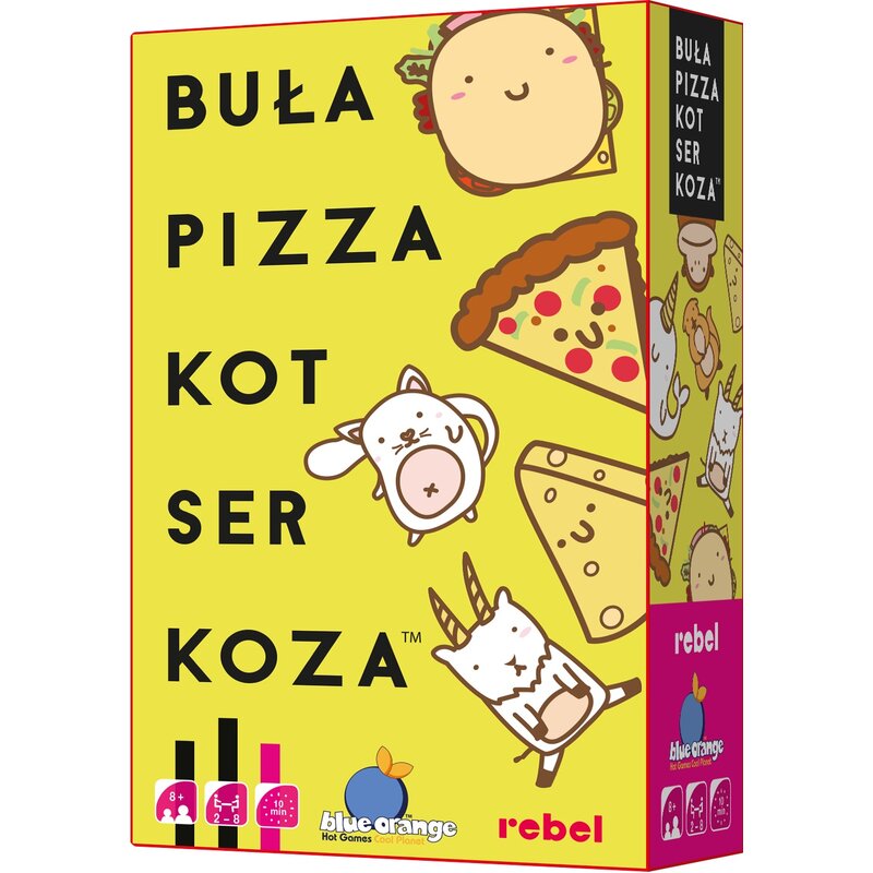 Gra karciana REBEL Buła, Pizza, Kot, Ser, Koza 113829