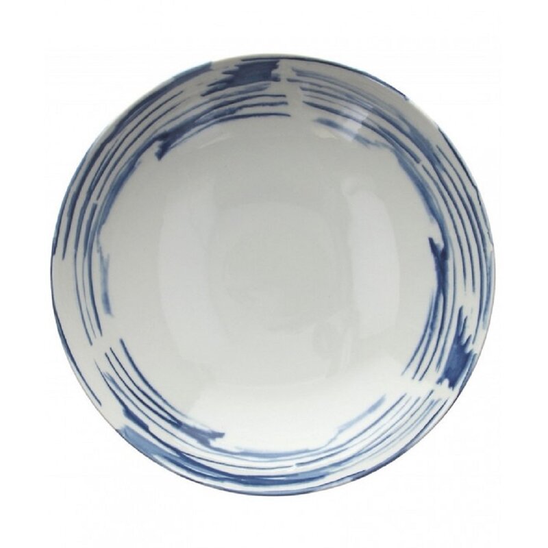 Talerz TOGNANA Maiolica Grigio 21 cm Niebieski