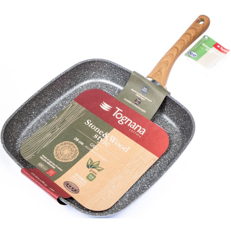 Patelnia grillowa TOGNANA Stone and Wood 28 cm