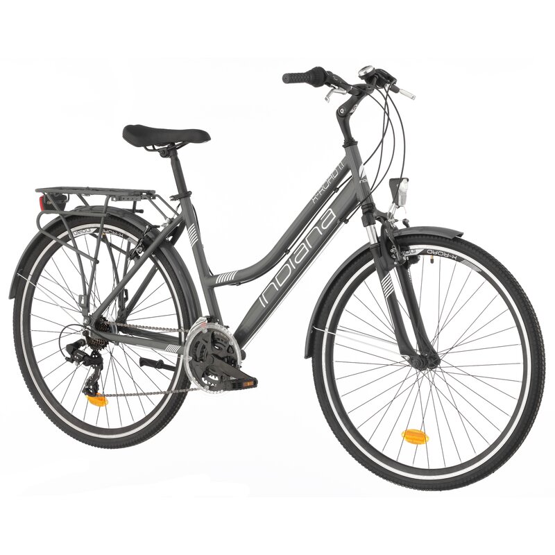 Rower trekkingowy INDIANA X-Road 1.1 D19 28 cali damski Szary