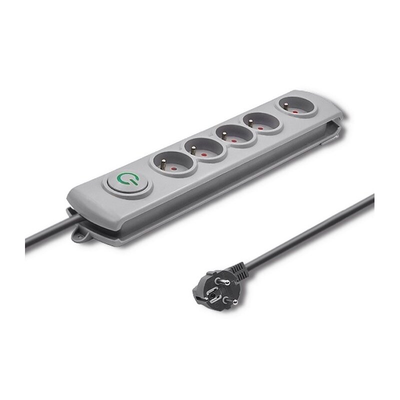 Listwa QOLTEC Swift 50272 (3 m) Szary