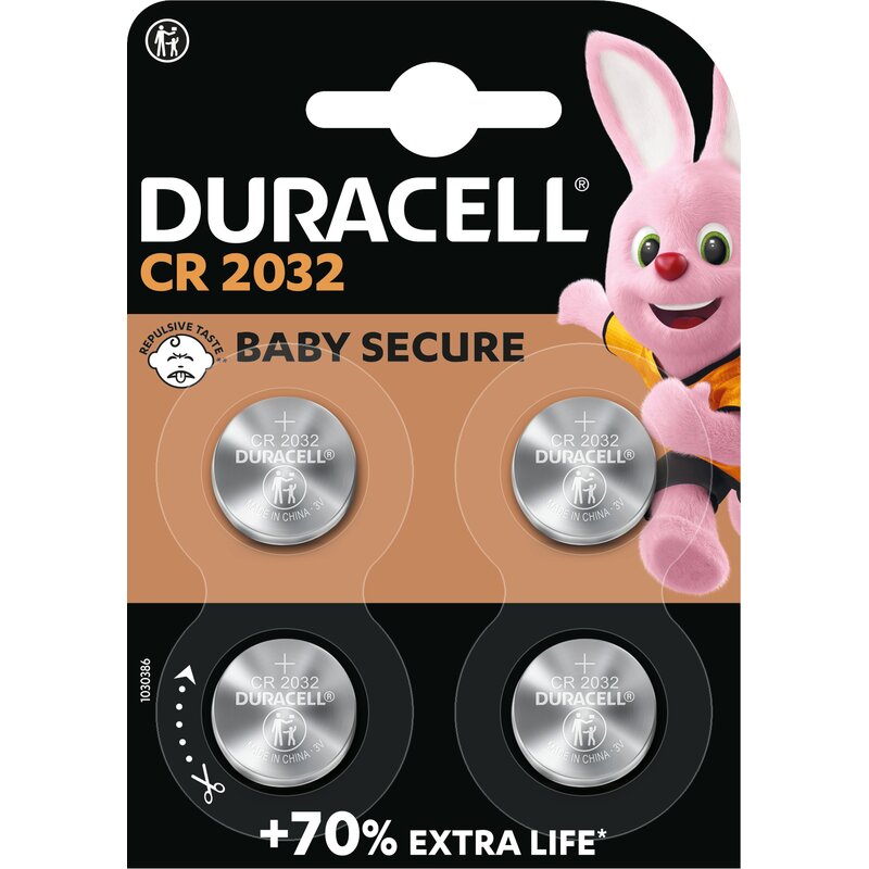 Baterie DURACELL DL CR 2032 4szt.