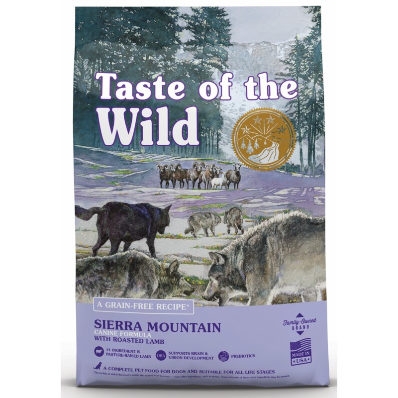 Karma dla psa TASTE OF THE WILD Sierra Mountain Jagnięcina 2 kg