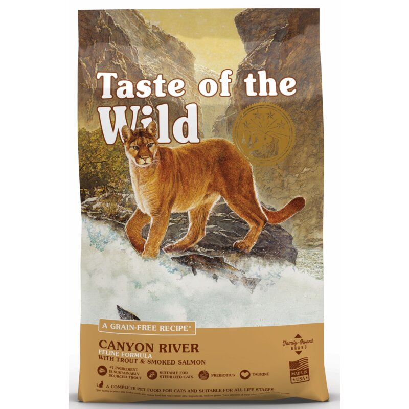 Karma dla kota TASTE OF THE WILD Canyon River Pstrąg i łosoś 6.6 kg