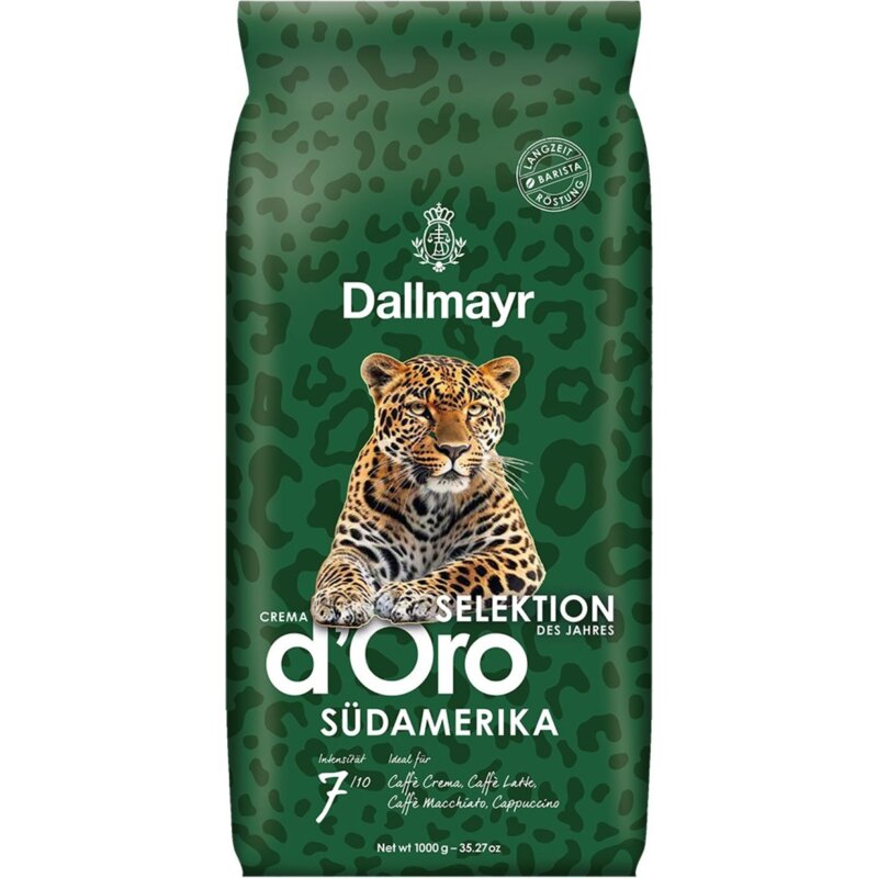 Kawa ziarnista DALLMAYR Crema D'Oro do Africa Selektion 1 kg