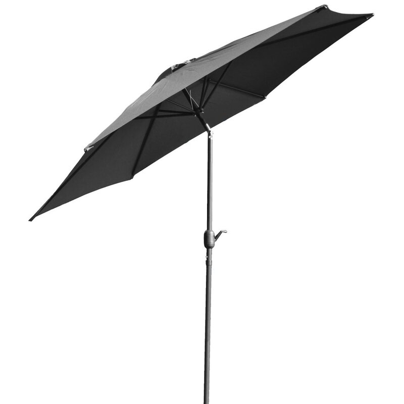 Parasol ogrodowy SASKA GARDEN 1020761 Szary