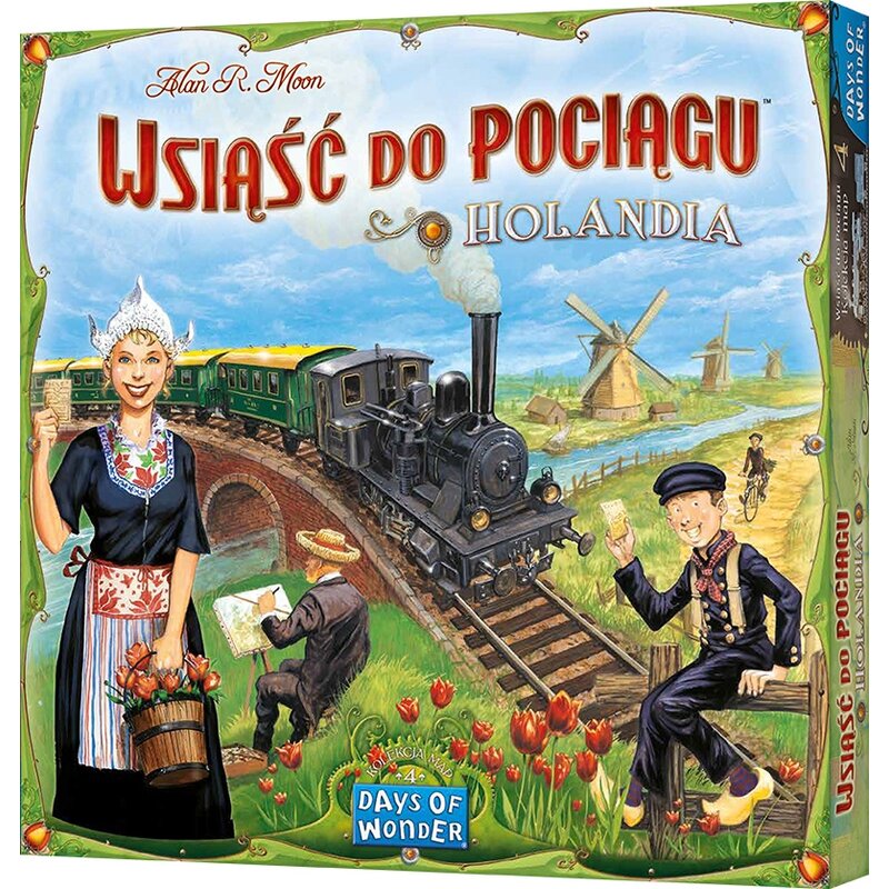 Gra planszowa REBEL Wsiąść do Pociągu Holandia