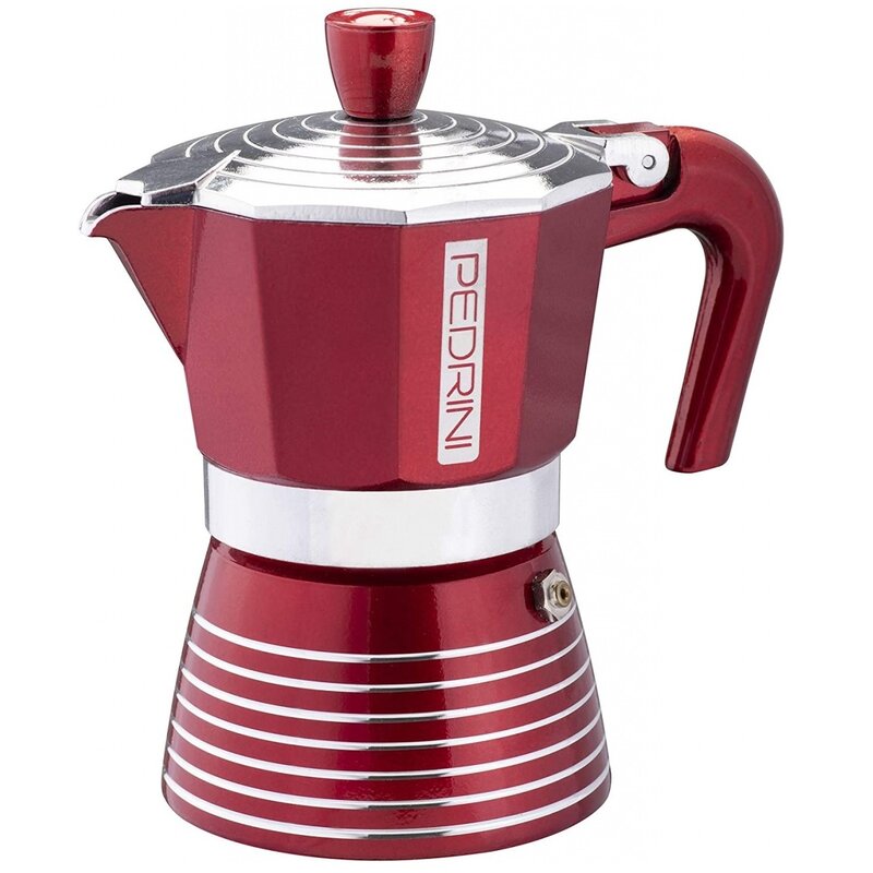 Kawiarka PEDRINI Infinity 6 TZ Czerwony 300 ml