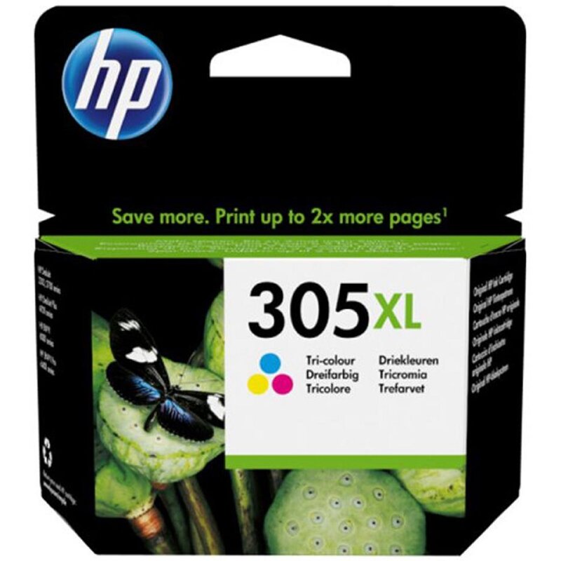 Wkład atramentowy HP 305XL Instant Ink Kolorowy 3YM63AE