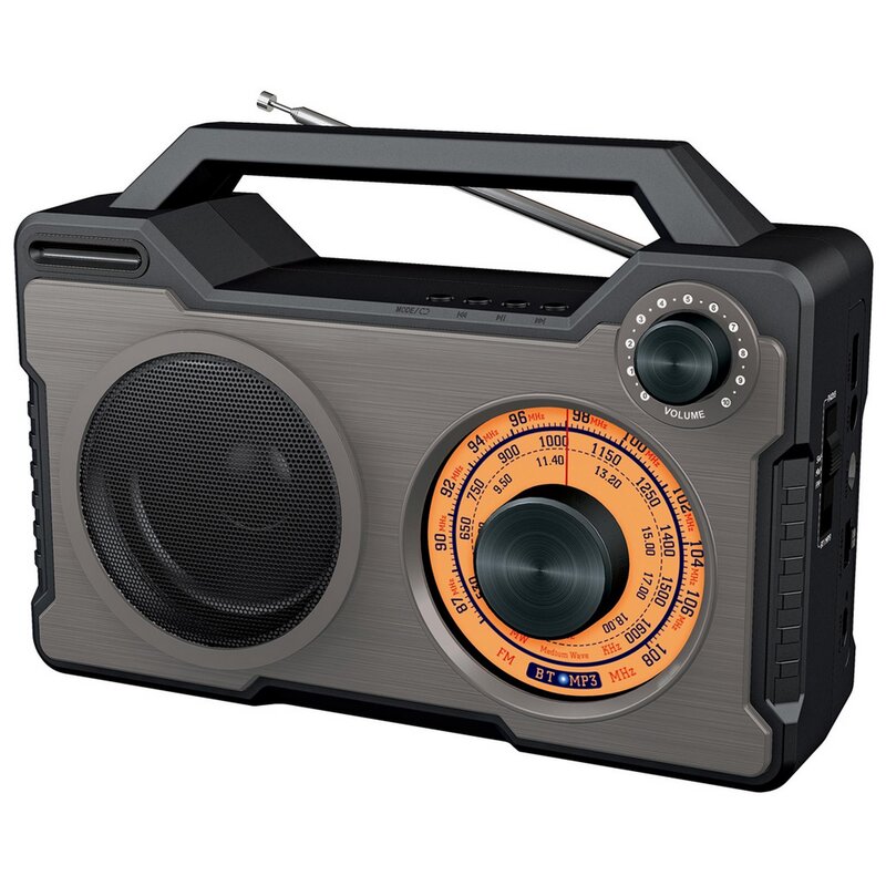 Rebeltec RODOS 10W Radio FM Czarno-srebrny