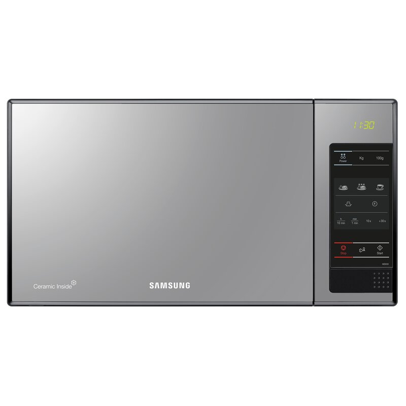 Kuchenka mikrofalowa SAMSUNG ME83X-P 800W średnica 28.8 cm pojemność 23L System TDS Power Defrost Czarny