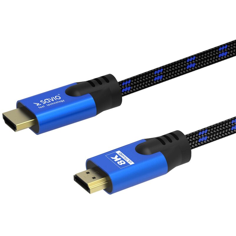 Kabel HDMI - HDMI v2.1 SAVIO CL-142 8K 1.8 m