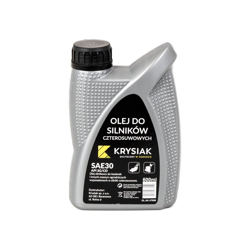 Olej do kosiarki KRYSIAK SAE30 4T 600 ml