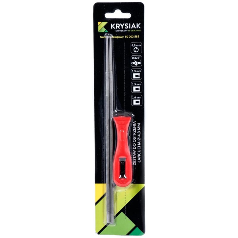 Zestaw do ostrzenia łańcuchów KRYSIAK 4,8 mm Z004