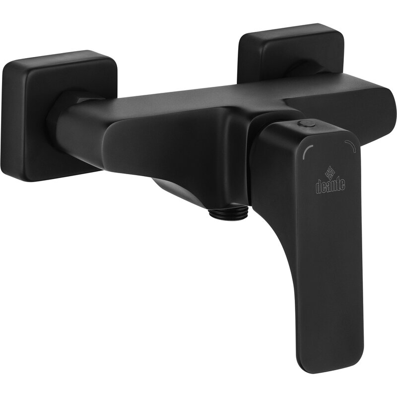Bateria natryskowa DEANTE Hiacynt Nero BQH N40M Czarny mat