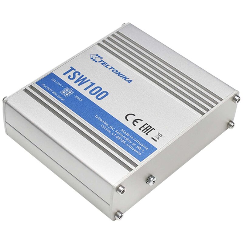 Switch TELTONIKA TSW100 Gigabit Ethernet, 5 portów, Funkcja PoE