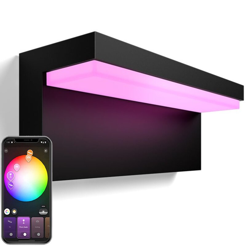 Philips Hue White and Colour Ambiance Nyro Wall Lantern