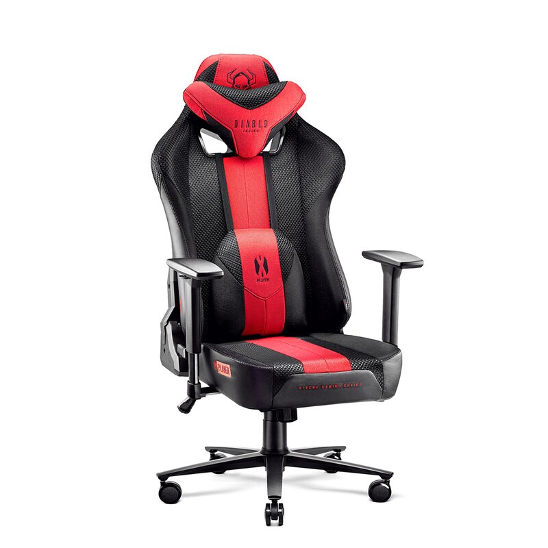 Fotel gamingowy DIABLO CHAIRS X-Player 2.0 King Size Czarno-czerwony