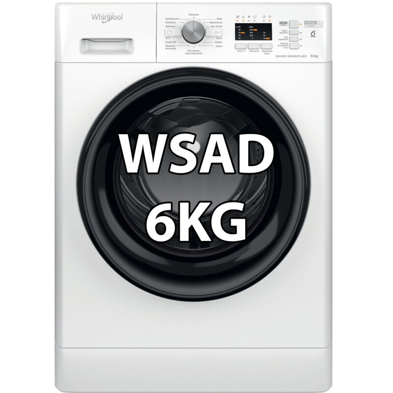 Pralka WHIRLPOOL FFL 6238 B PL 6kg 1200 obr