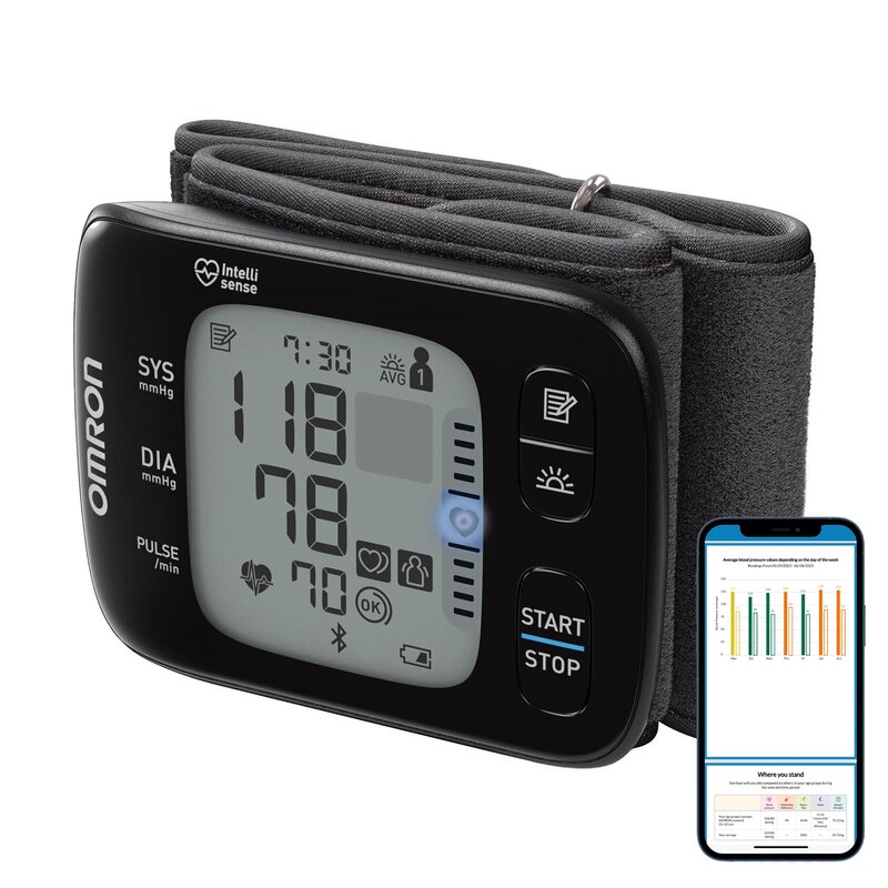 Ciśnieniomierz OMRON RS7 Intelli IT Czarny