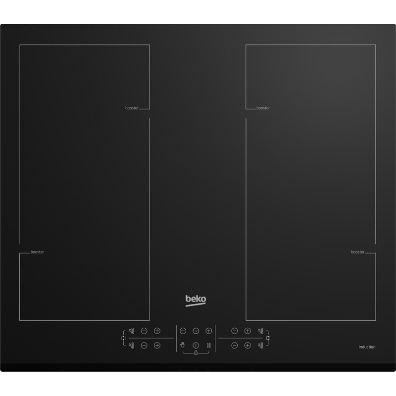 Płyta indukcyjna Beko HII64206F2MT 60 cm | 4 pola | FlexZone | PowerBoost | czarny mat