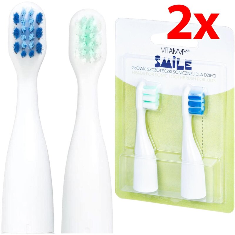Oryginalna końcówka szczoteczki VITAMMY Smile TOW012153 (2 szt.) (Dla dzieci powyżej 3 lat)