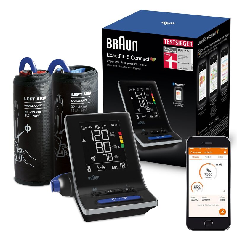 Ciśnieniomierz BRAUN ExactFit 5 Connect BUA6350