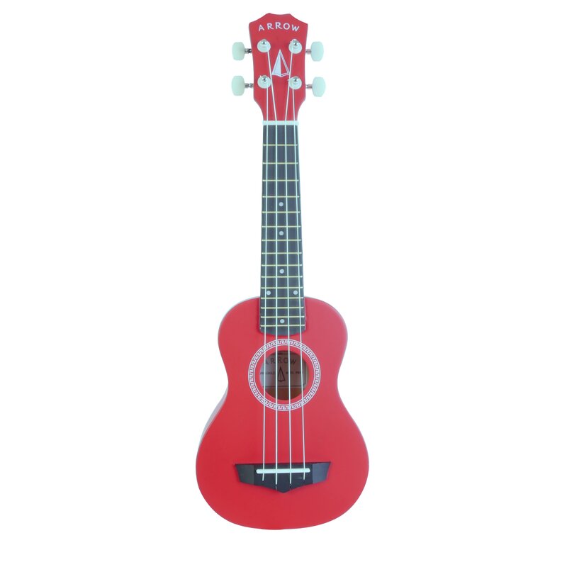Ukulele ARROW PB10R2 Soprano Czerwony