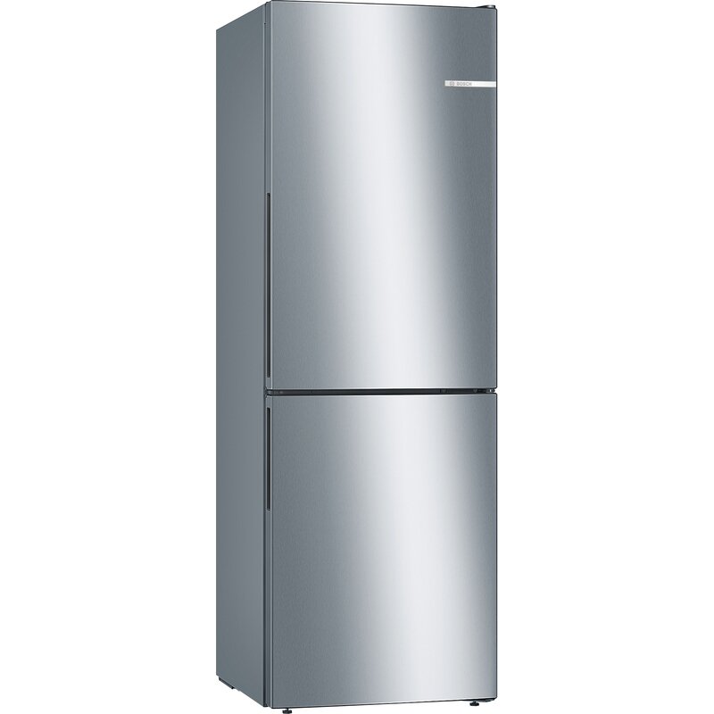 Lodówka Bosch Serie 4 KGV33VLEA Low Frost 176 cm VitaFresh oświetlenie LED inox stalowa