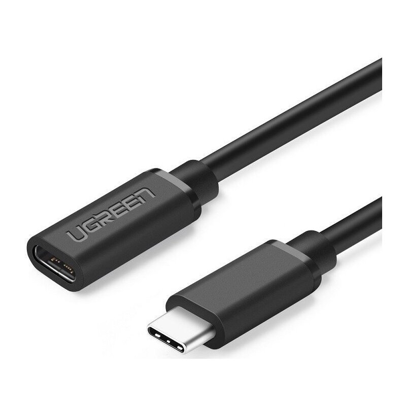 Kabel USB-C - USB-C UGREEN ED008 60W 0.5 m Czarny