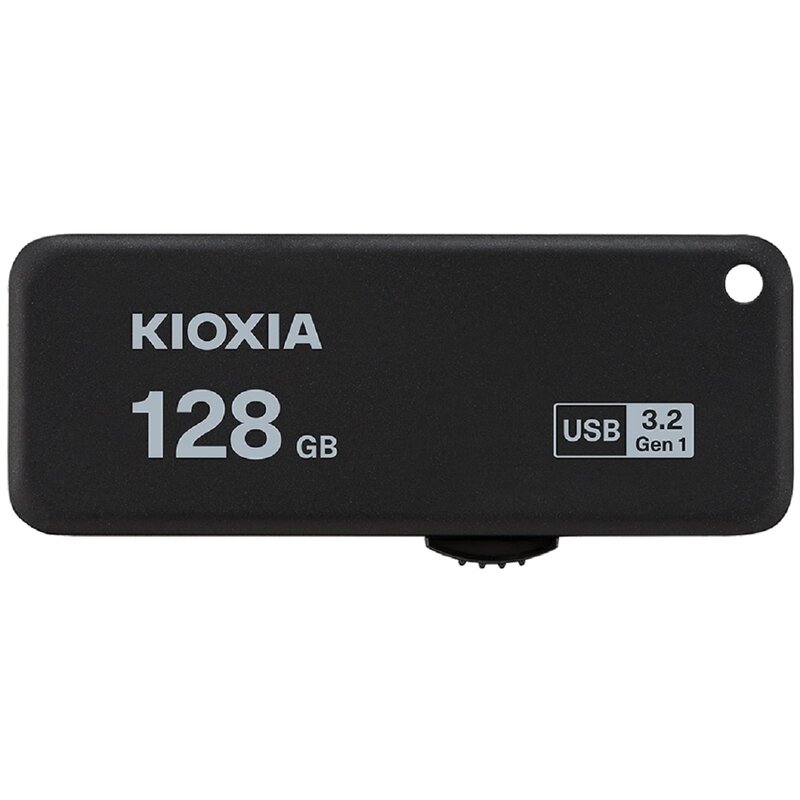 Pendrive KIOXIA TransMemory U365 128GB, USB 3.2 Gen. 1 (USB 3.0), Odczyt 150 Mb/s Czarny