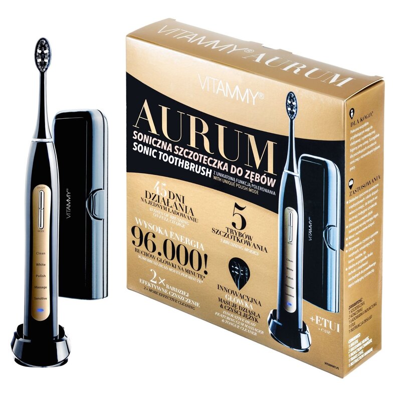 Szczoteczka soniczna VITAMMY Aurum TB9051K