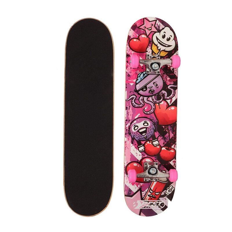 Deskorolka BEST SPORTING Octopus Pink