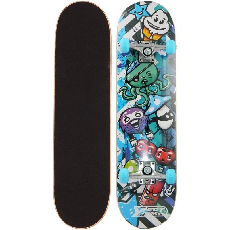 Deskorolka BEST SPORTING Ocotopus Blue 303075