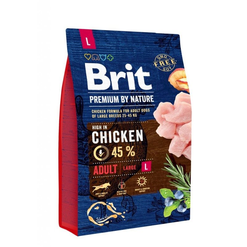 Karma dla psa BRIT Premium By Nature Large Kurczak 3 kg