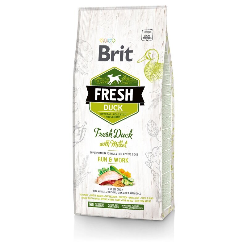 Karma dla psa BRIT Fresh Duck & Millet 2.5 kg
