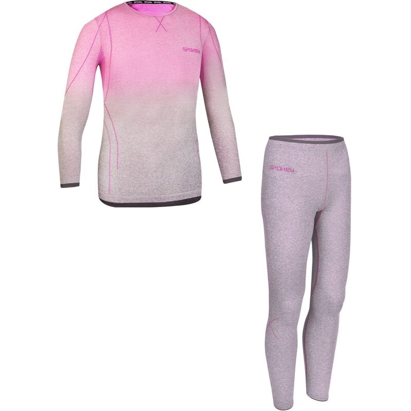 Bielizna termoaktywna SPOKEY Elsa (rozmiar 134/140) Szaro-różowy