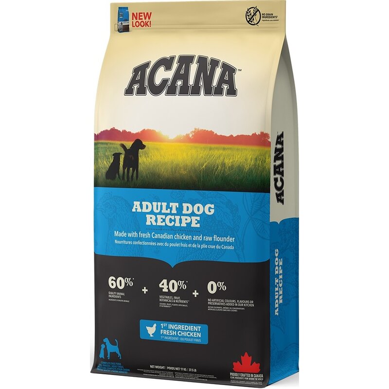 Karma dla psa ACANA Adult Dog Kurczak z indykiem i rybami 17 kg
