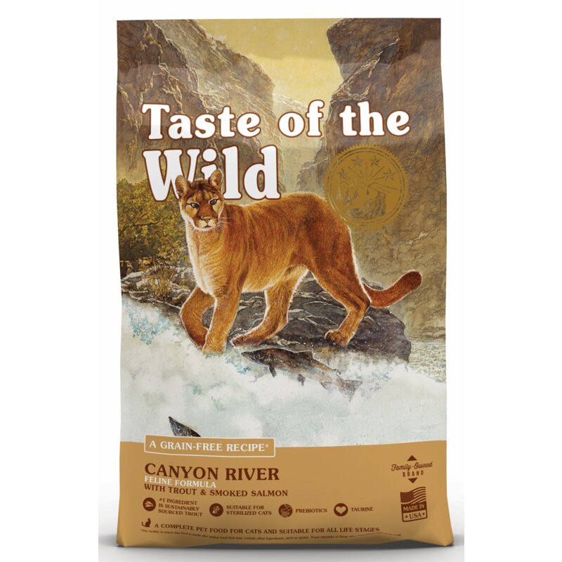 Karma dla kota TASTE OF THE WILD Canyon River Pstrąg i łosoś 2 kg