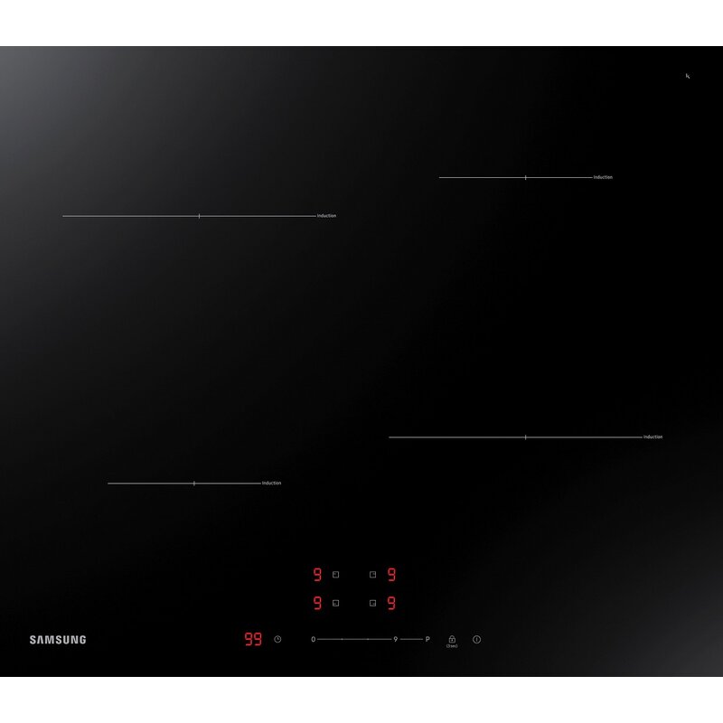 Płyta indukcyjna 59 cm czarne szkło SAMSUNG NZ64T3707A1