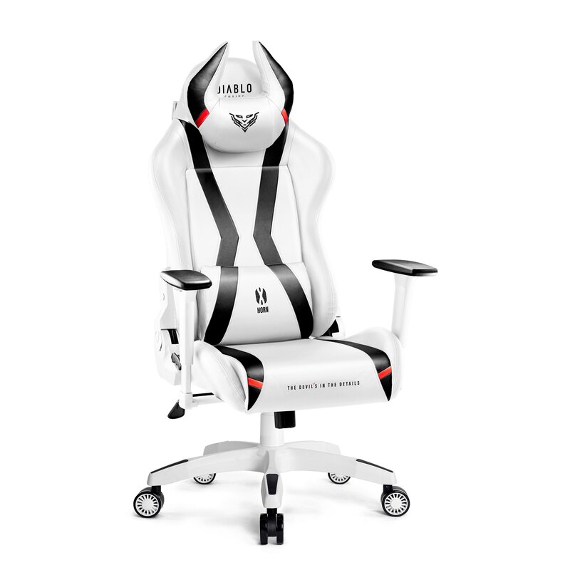 Diablo Chairs X-Horn 2.0 Normal Size Biało-czarny