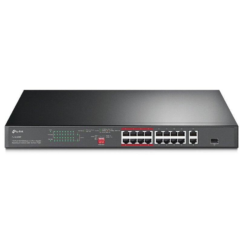 Switch TP-LINK TL-SL1218P Gigabit Ethernet, 19 portów, Funkcja PoE
