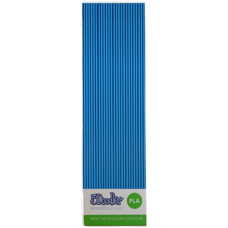Filament 3DOODLER Create i Pro PLA, Średnica 3 mm, 0.06 kg (25 szt.) Niebieski