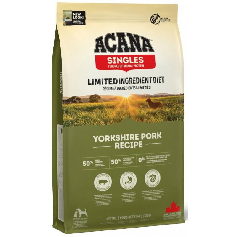 Karma dla psa ACANA Singles Yorkshire Wieprzowina 11.4 kg