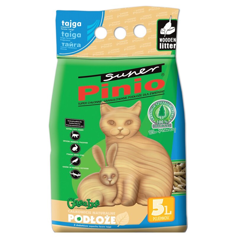 Żwirek dla kota SUPER PINIO Tajga 10 L