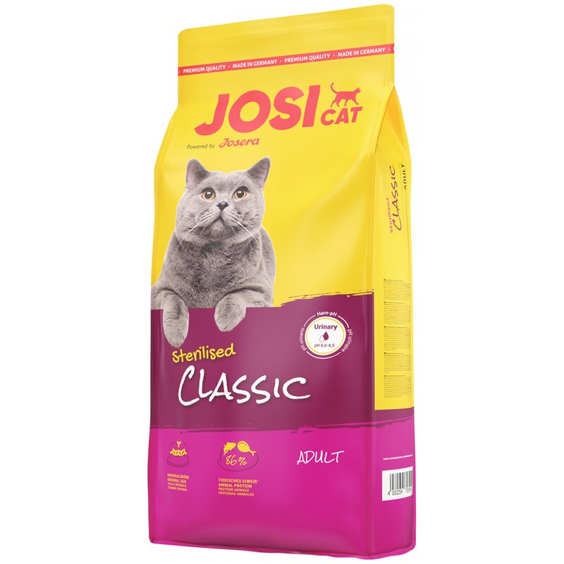 Karma dla kota JOSICAT Sterilised Classic Drób 18 kg