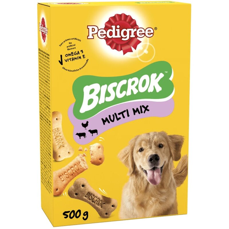 Pedigree Biscrok Multi Mix ciastka dla psów 500g
