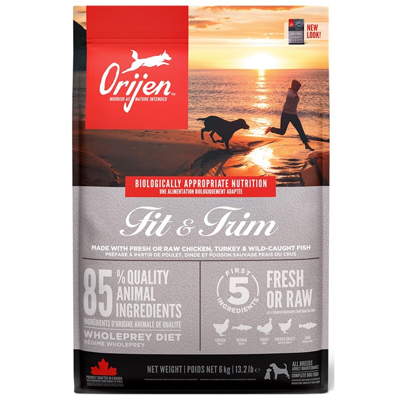 Karma dla psa ORIJEN Fit & Trim Drób z jajkami i rybą 6 kg