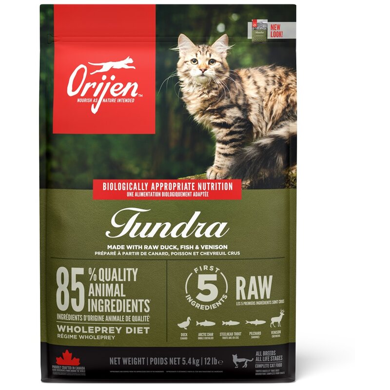Karma dla kota ORIJEN Tundra Kaczka z dziczyzną i rybami 5.4 kg